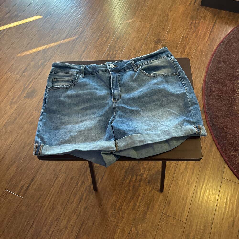 Time and Tru Blue Denim Shorts